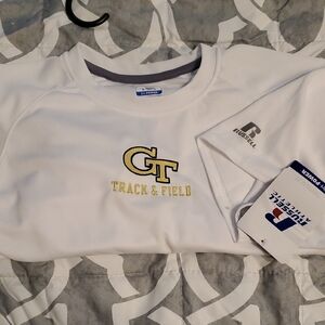 Russell Athletic Kids White Track & Field Shirt